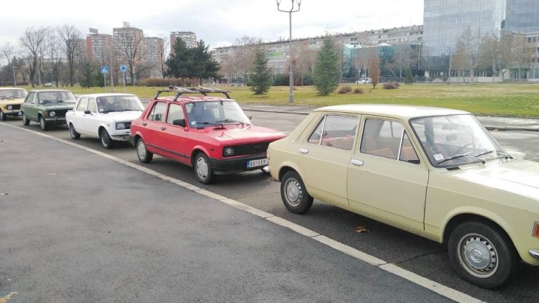 Yugo cars in Belgrade, Serbia
