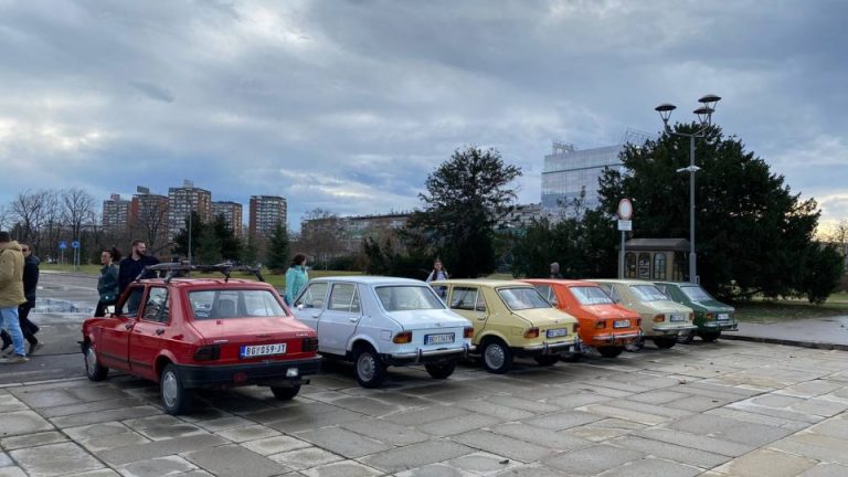 Yugo cars in Belgrade, Serbia